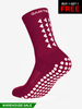 GRIP SOCKS 3.0  MidCalf Length - Maroon - WAREHOUSE SALE - Gain The Edge Official