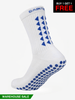 LIMITED EDITION GRIP SOCKS 3.0 - White & Blue - WAREHOUSE SALE - Gain The Edge Official