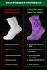 GRIP SOCKS 2.0  MidCalf Length - Purple - Gain The Edge Official