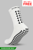 GRIP SOCKS 2.0  MidCalf Length - White WAREHOUSE SALE - Gain The Edge Official