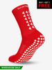 GRIP SOCKS 2.0  MidCalf Length - Red - WAREHOUSE SALE BUY 1 GET 1 FREE - Gain The Edge Official