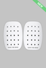 Breathable Shin Pads White - Gain The Edge Official