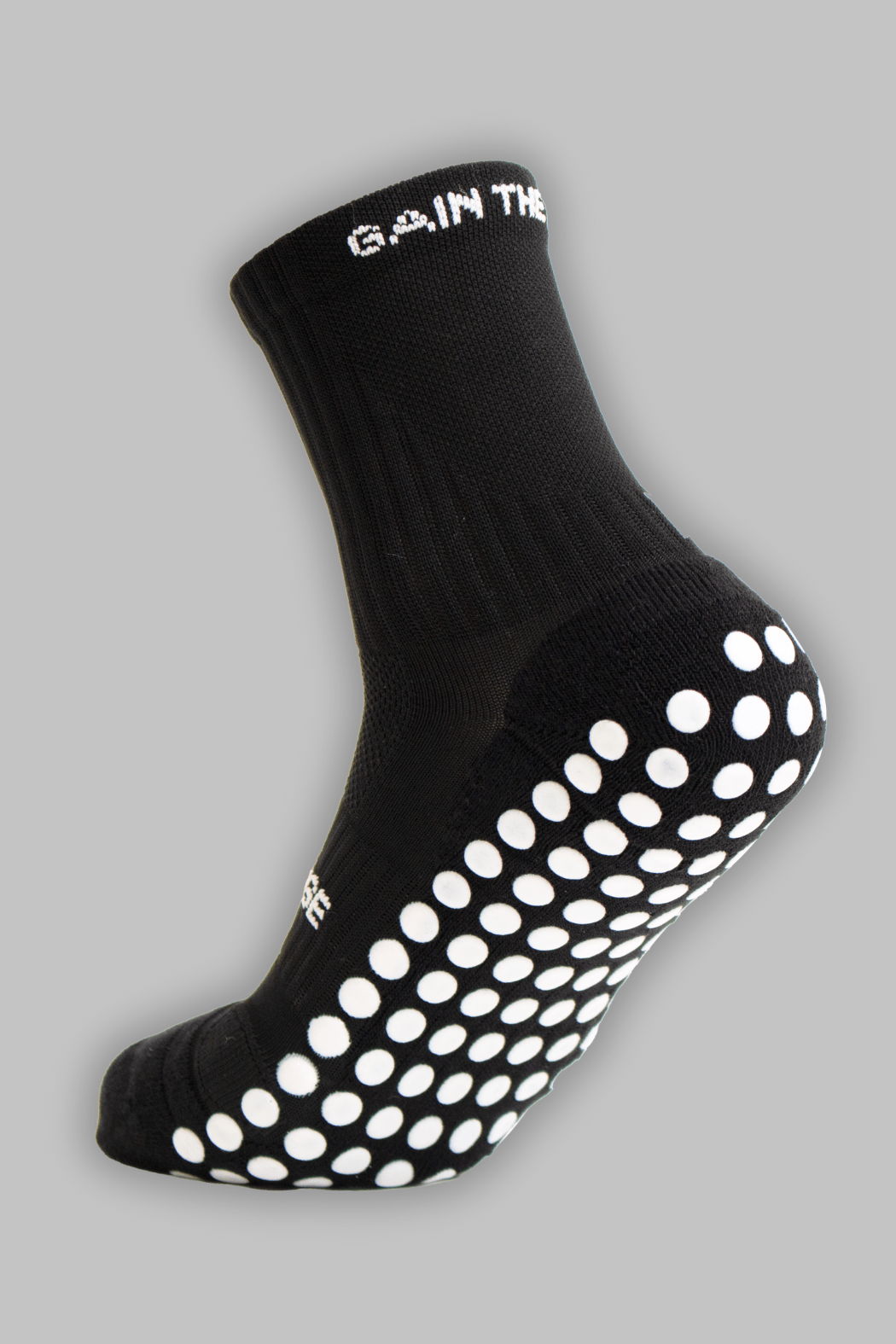 Grip Running Socks Quarter Length - Black - Gain The Edge Official