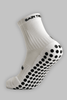 Grip Running Socks Quarter Length - White - Gain The Edge Official