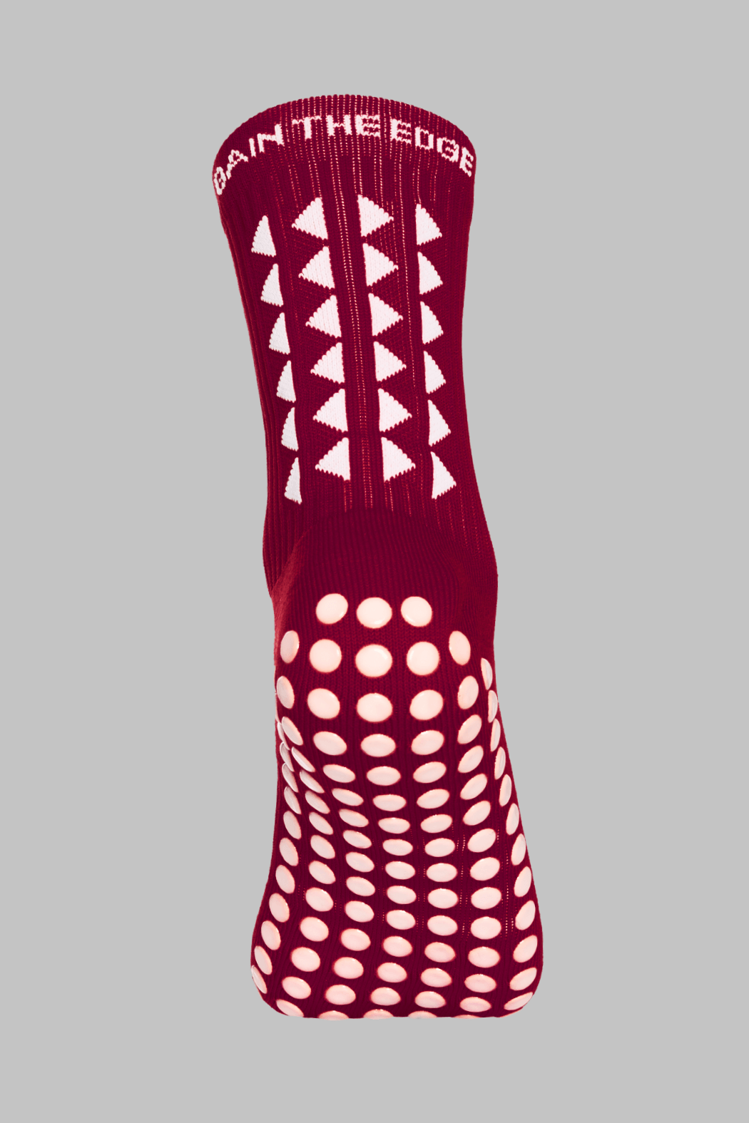 GRIP SOCKS 2.0  MidCalf Length - Maroon - Gain The Edge Official