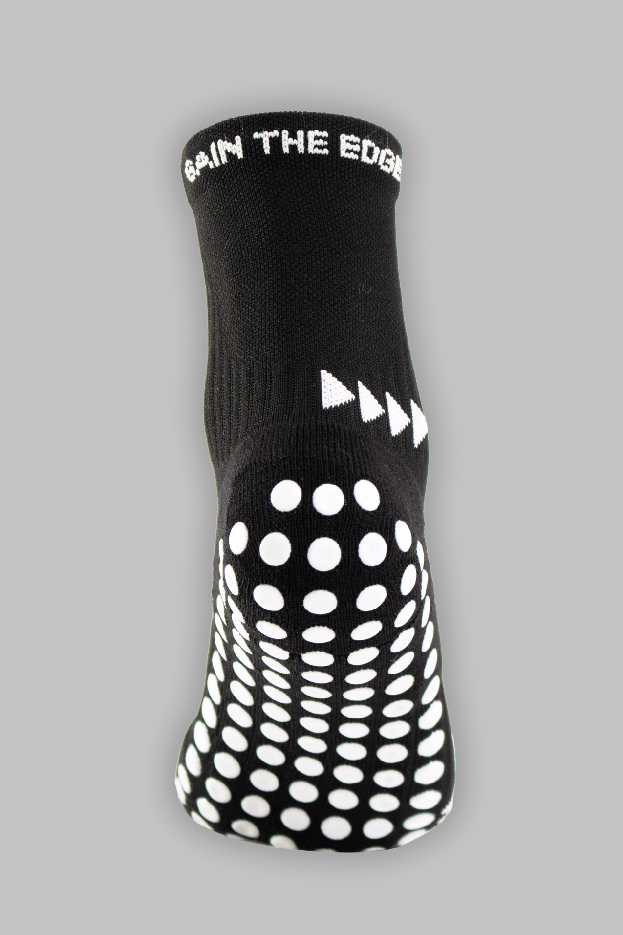 Grip Running Socks Quarter Length - Black - Gain The Edge Official