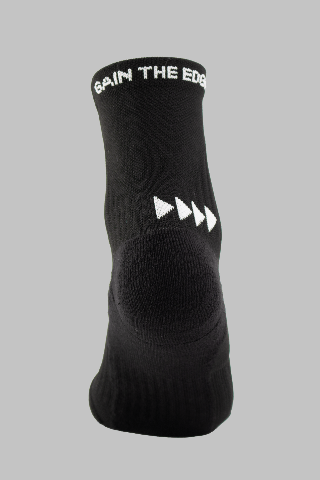Running Socks Quarter Length - Black - Gain The Edge Official