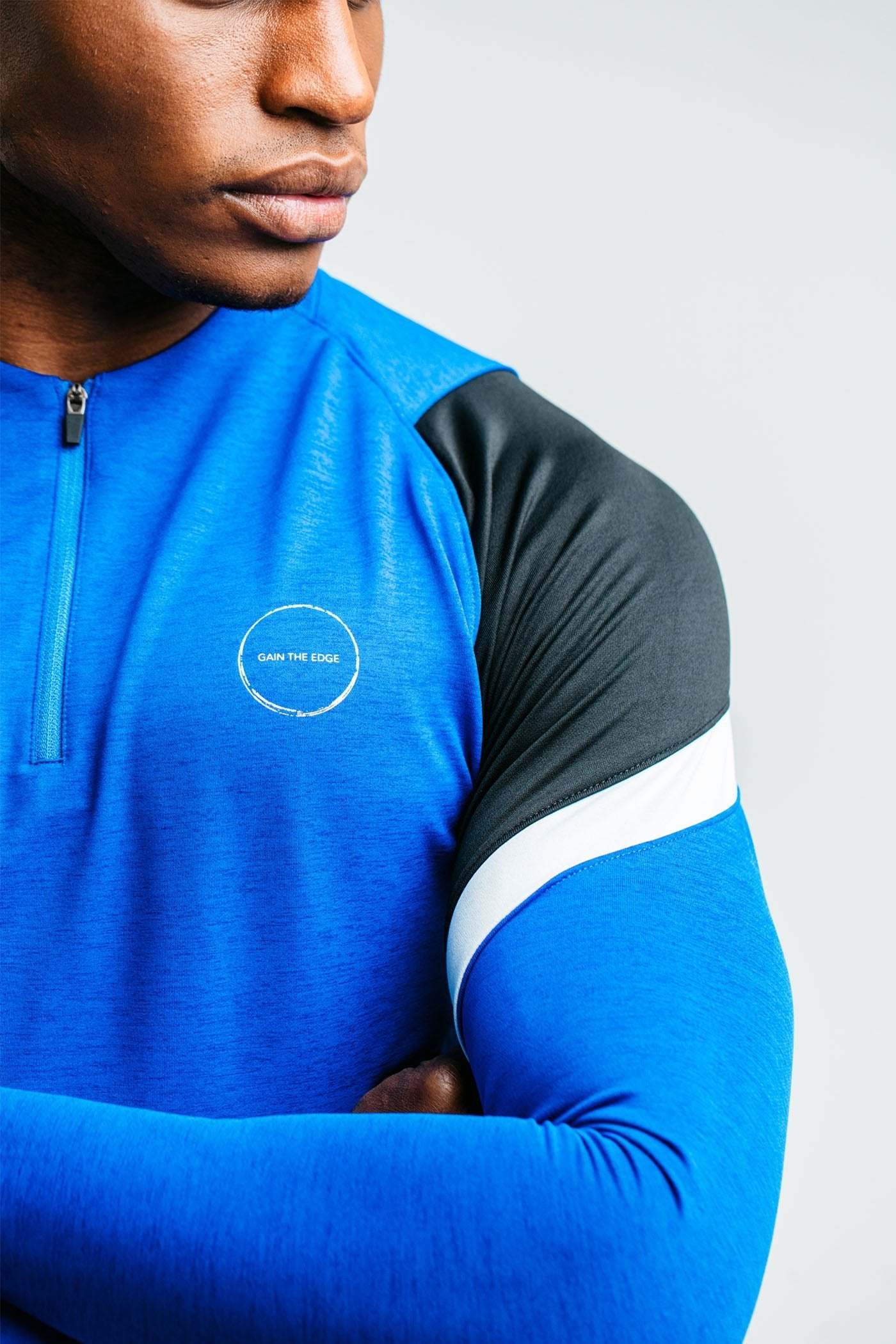 Elite Performance Top In Blue - Gain The Edge Official
