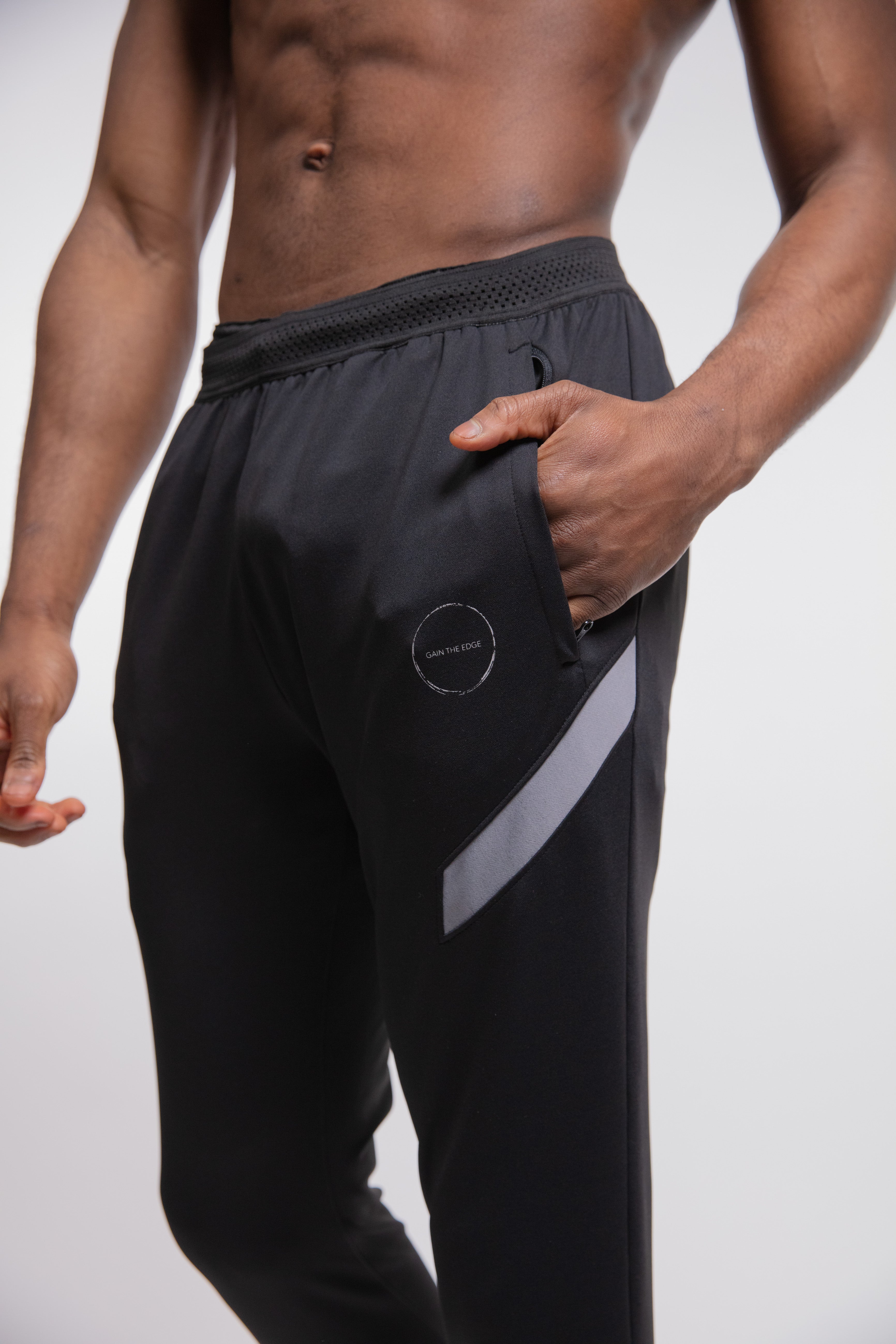 Elite Training Pant In Black & Grey - Gain The Edge Official
