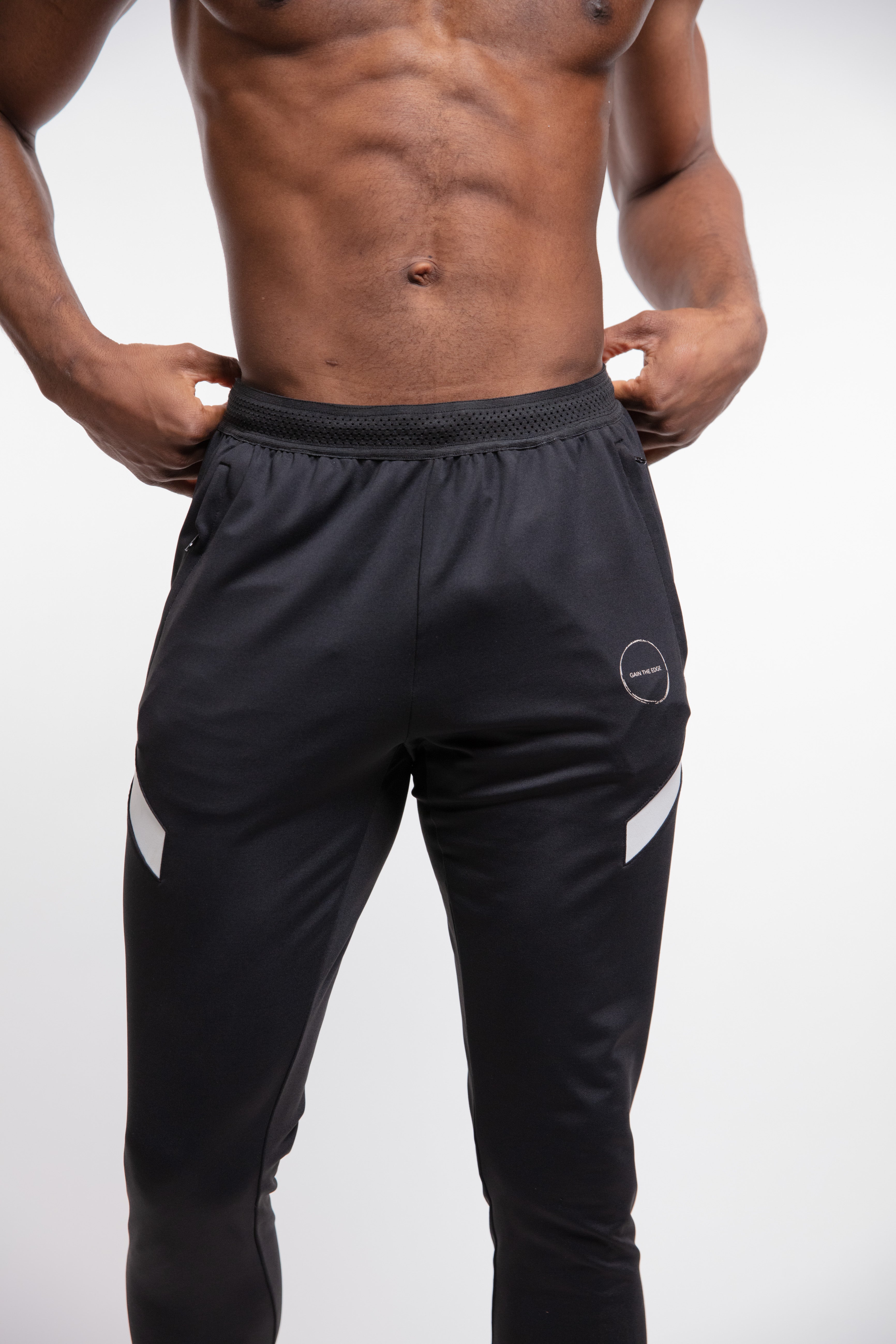 Elite Training Pant In Black & White - Gain The Edge Official