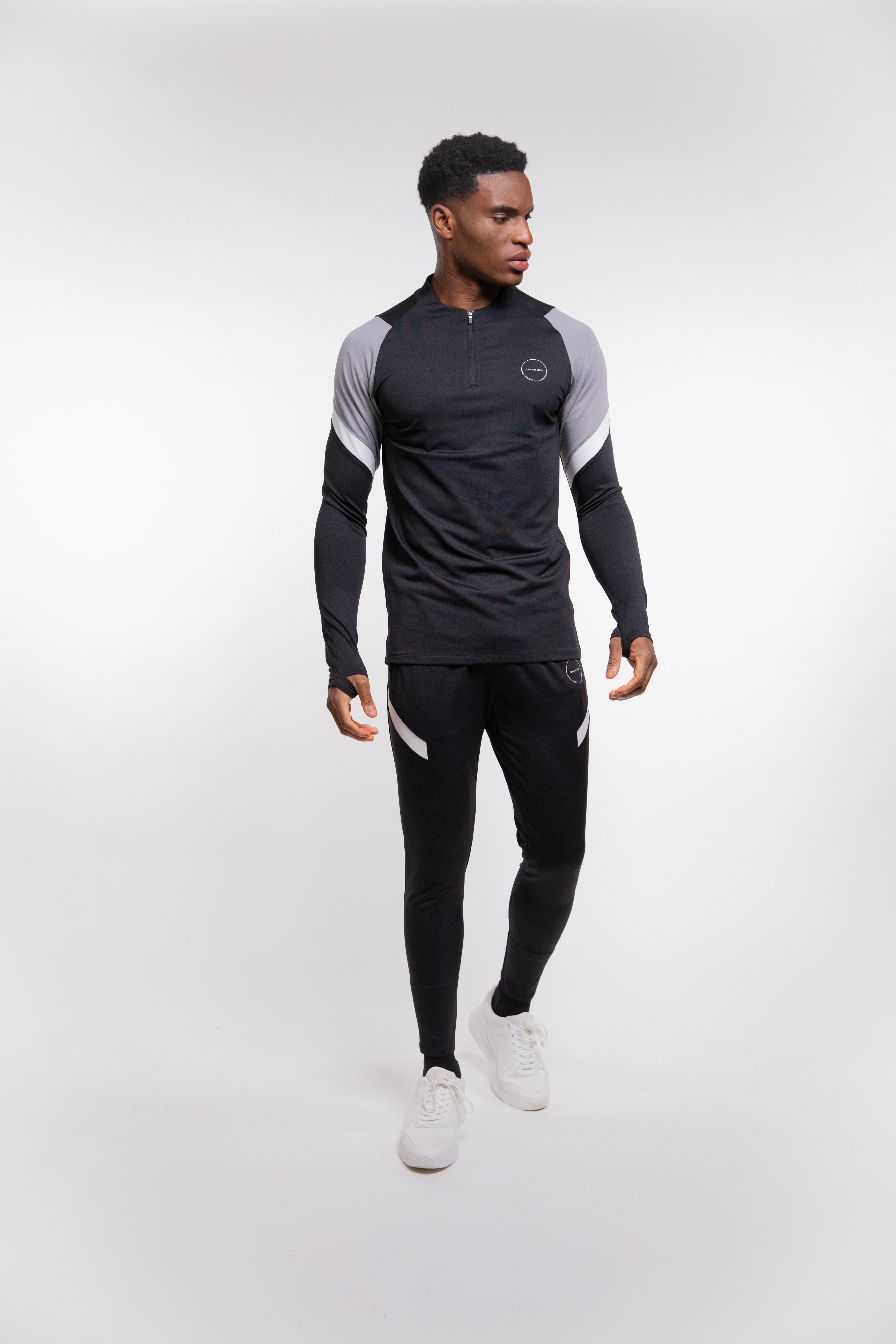 Elite Training Pant In Black & White - Gain The Edge Official