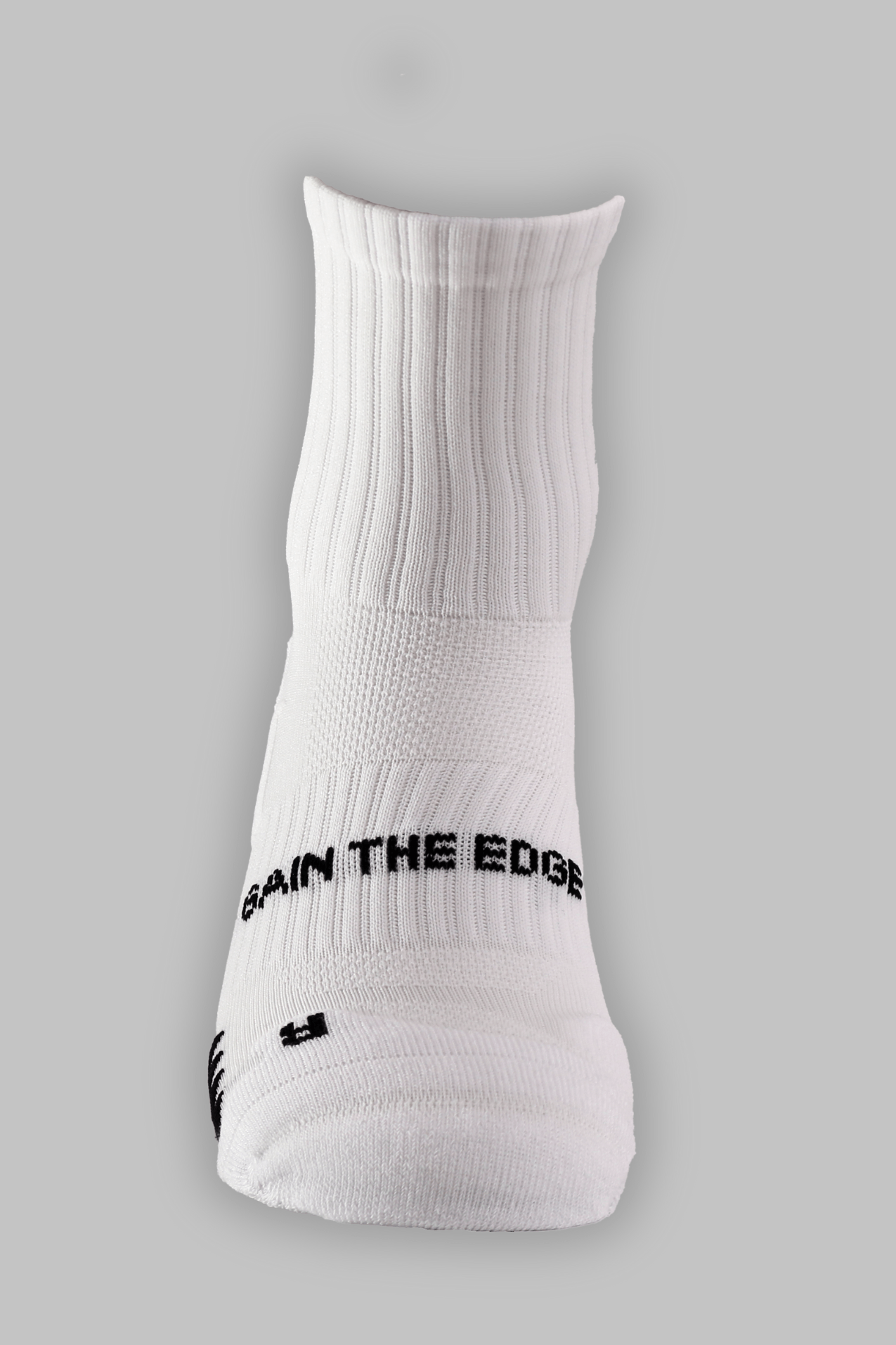 Grip Running Socks Quarter Length - White - Gain The Edge Official